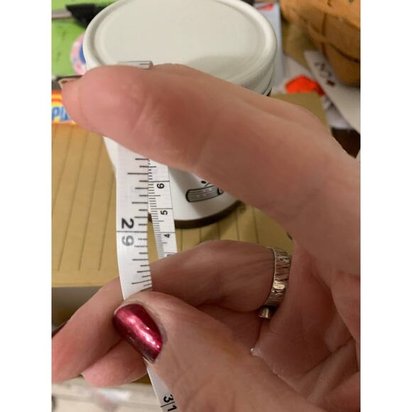 vintage orange macrame towel holder shell hippie - Picture 7 of 7